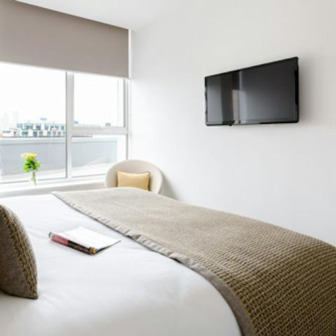 Smart TV's in the bedrooms