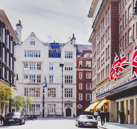 The exclusive mayfair location