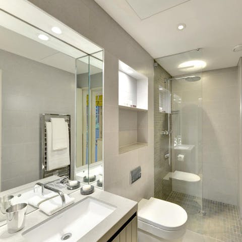 Enjoy the luxurious bathrooms