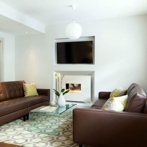 Snuggle up with a movie and light the fire