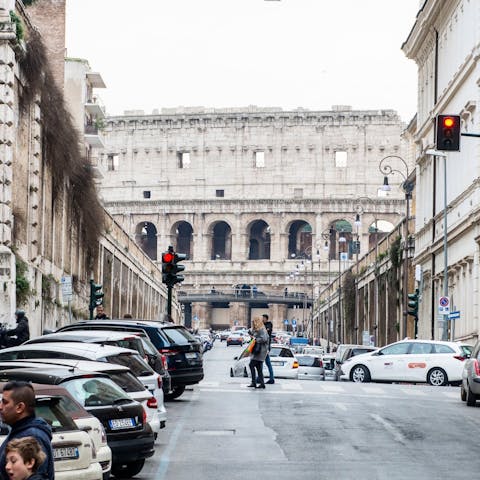 Proximity to the Colosseum
