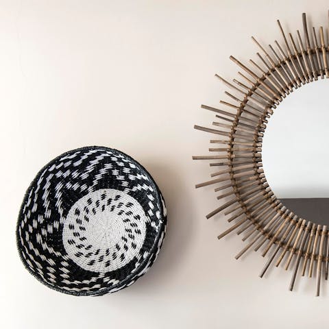 The wicker artwork