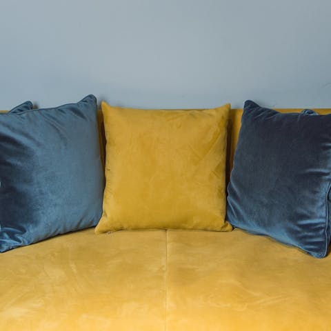 Velvet furniture