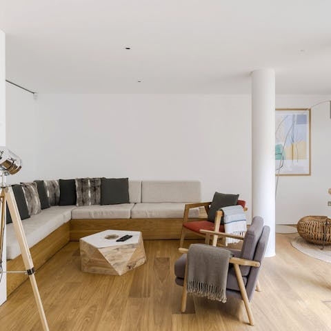 The scandi-style interior