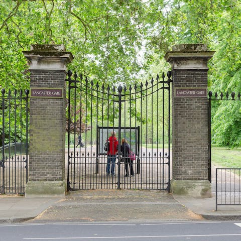 Proximity to Hyde Park