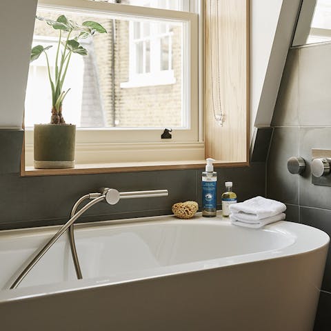 Take a luxurious bath