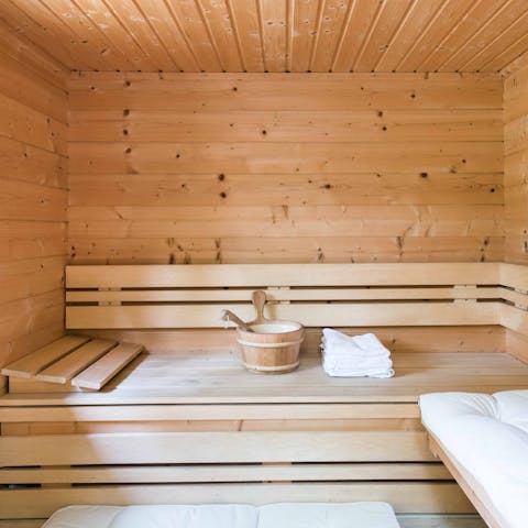 Detox in the sauna