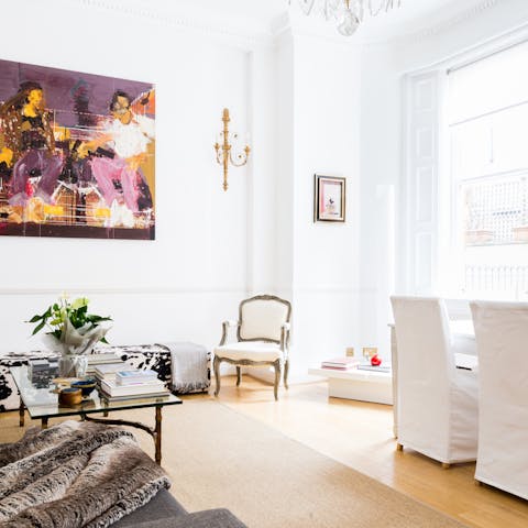 bright and welcoming living space