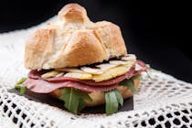 Have a gourmet sandwich at Zia Rosetta