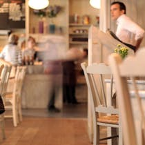 Enjoy a classy French meal at aubaine