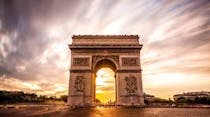The largest arch in the world at the Arc de Triomphe
