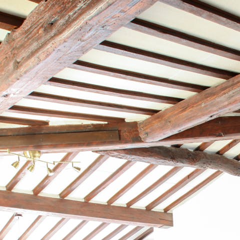 Wonderful wooden beams