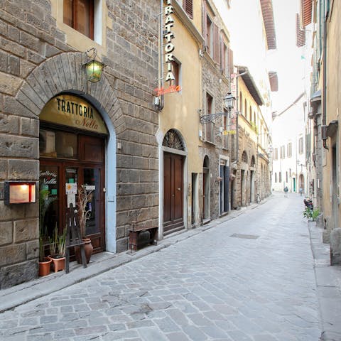 A charming cobbled street
