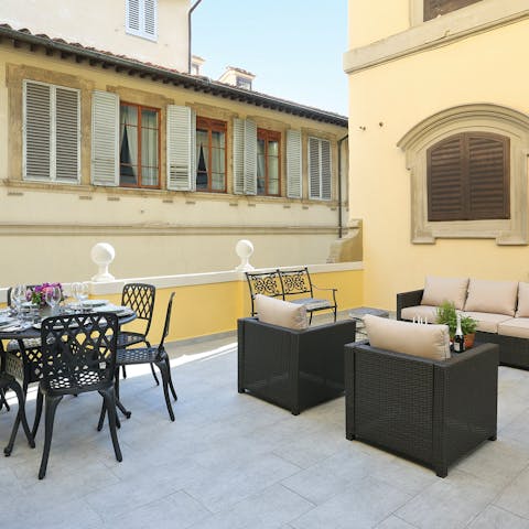 The wonderful terrace