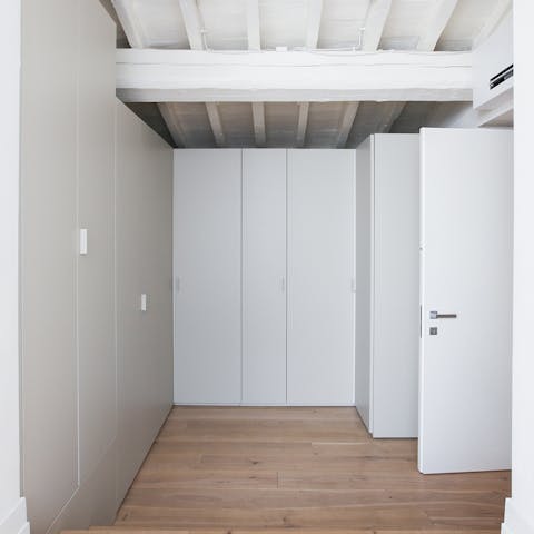 Ample storage space