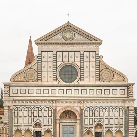 Santa Maria Novella at the end of the road