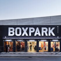 Browse the stalls at Boxpark