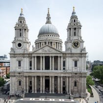 Climb the steps to ST PAUL'S
