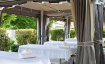 Pamper yourself with an outdoor massage at Avalon Hotel