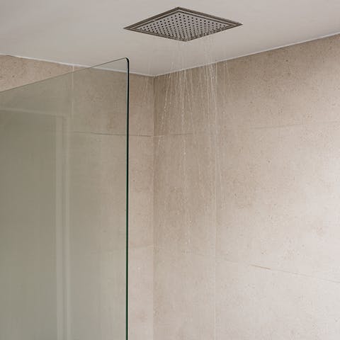 Wake Up Under The Rainfall Shower