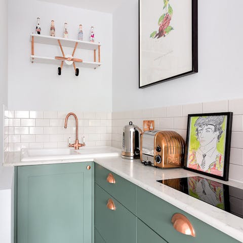 Smartly finished kitchen