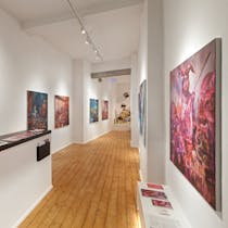 Peruse the art at Galleria Varsi