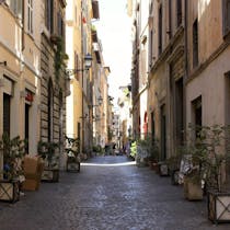 Stroll through historic Rome at Via dei Coronari