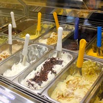 Pistachio ice-cream at Gelateria dei Gracchi