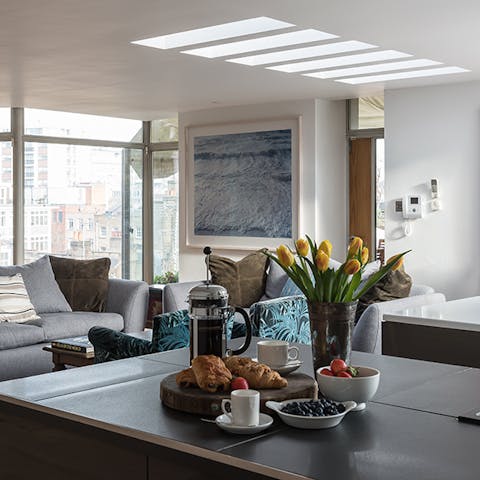 The beautiful natural light