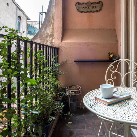 The charming balcony