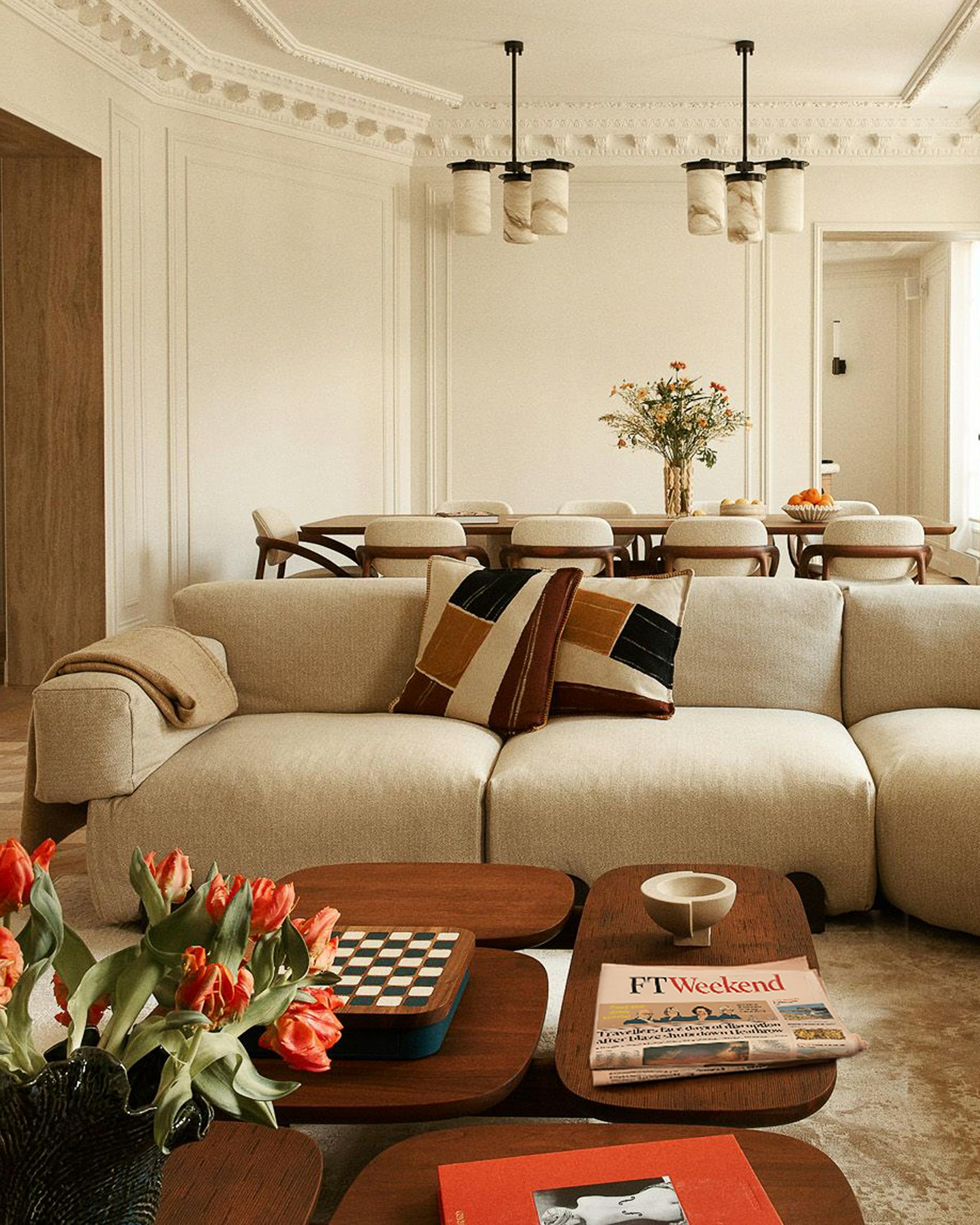 Decadent Parisian home interior